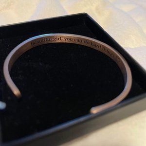Women's Copper Inspirational Bracelet